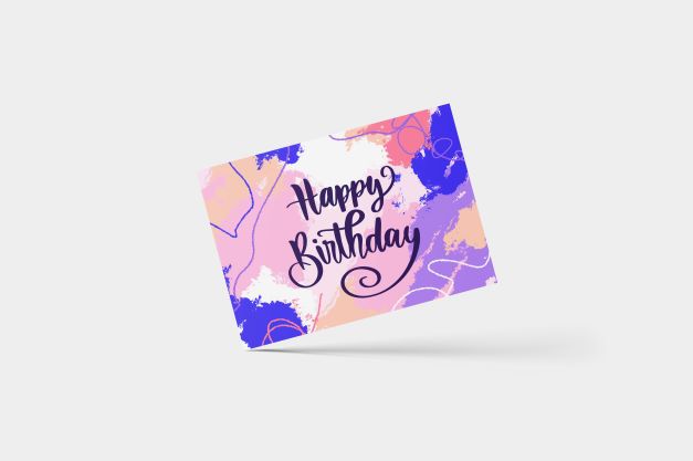 Print on demand greeting card