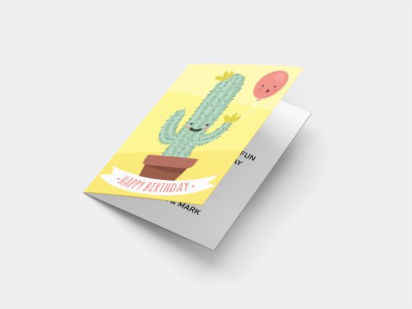 POD Folded Greeting Card