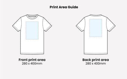 t shirt print area